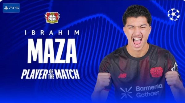 2 lần phá hủy + 3 lần đánh cắp! Mazza được bình chọn là cầu thủ xuất sắc nhất trận đấu giữa Leverkus